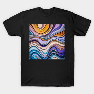 Abstract fluid art T-Shirt